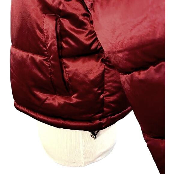 7 FOR ALL MANKIND | Size L (12-14) | Women's Cropped Puffer Jacket | NEW - Picture 7 of 9